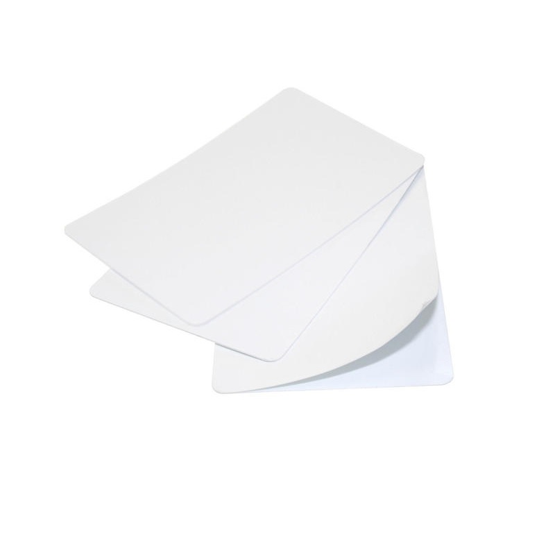 Picture of Blank white Self-Adhesive plastic card 320 micron - CR80. 70102149